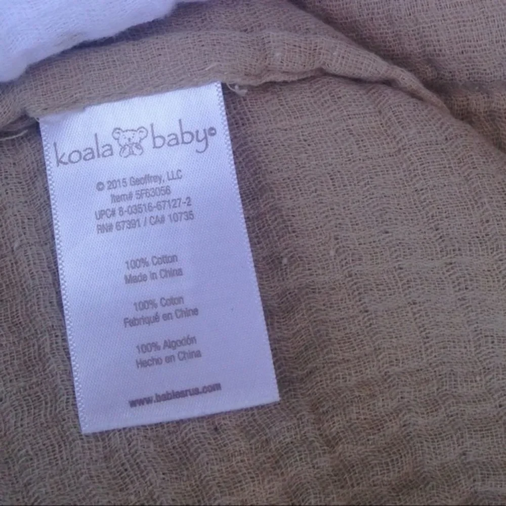 Koala bear baby large blankets 100% cotton
